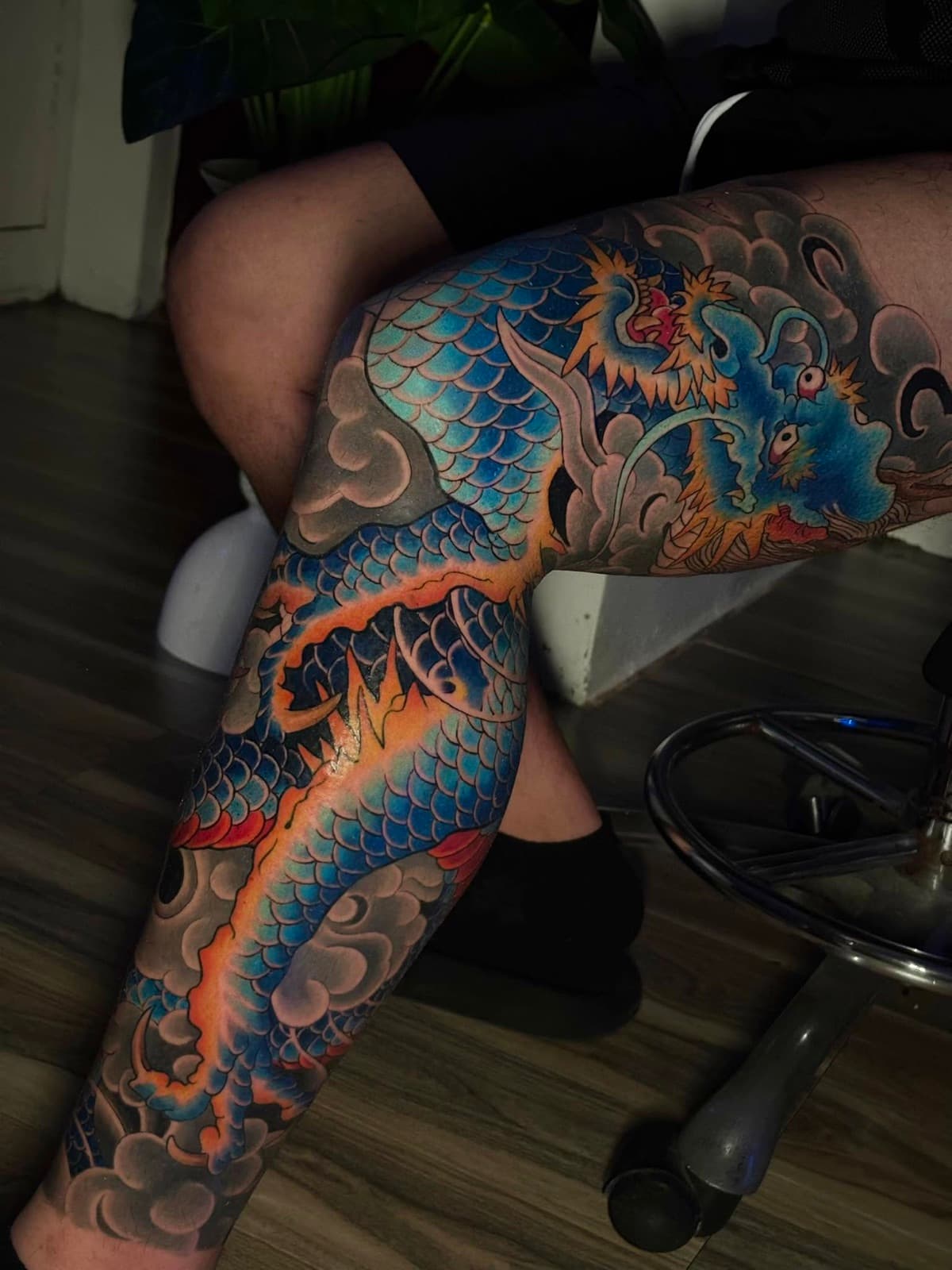 neo traditional tattoo piece 7 by park nichole lladoc — gorillaz tattoo art studio philippines