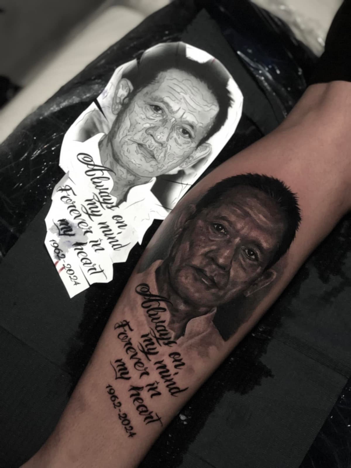 portrait tattoo piece 7 by park nichole lladoc — gorillaz tattoo art studio philippines