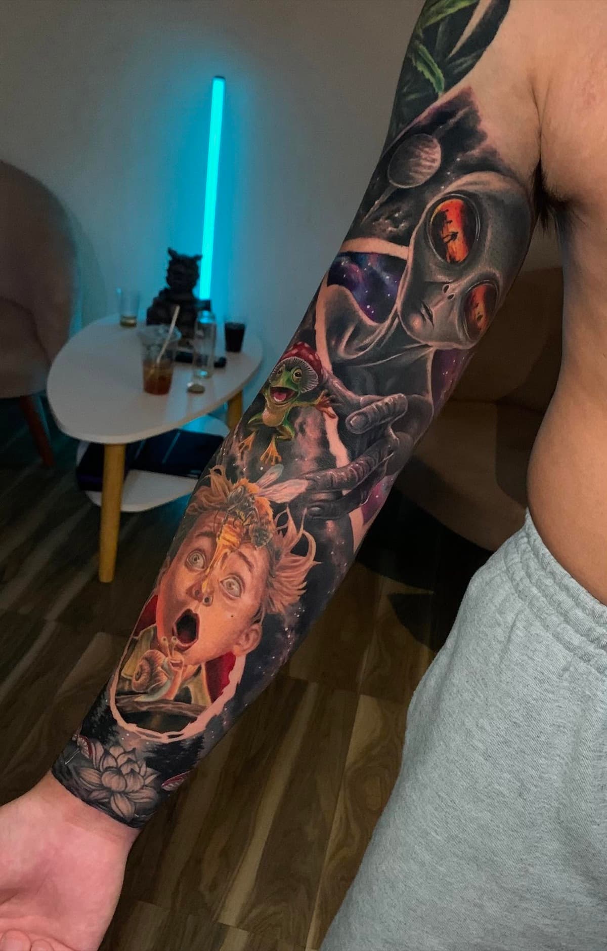 realism tattoo piece 17 by park nichole lladoc — gorillaz tattoo art studio philippines