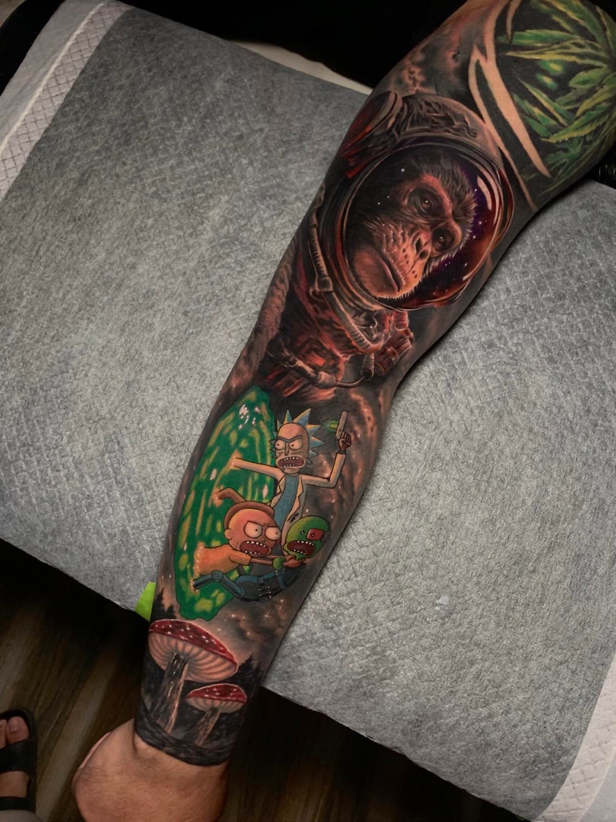 realism tattoo piece 20 by park nichole lladoc — gorillaz tattoo art studio philippines