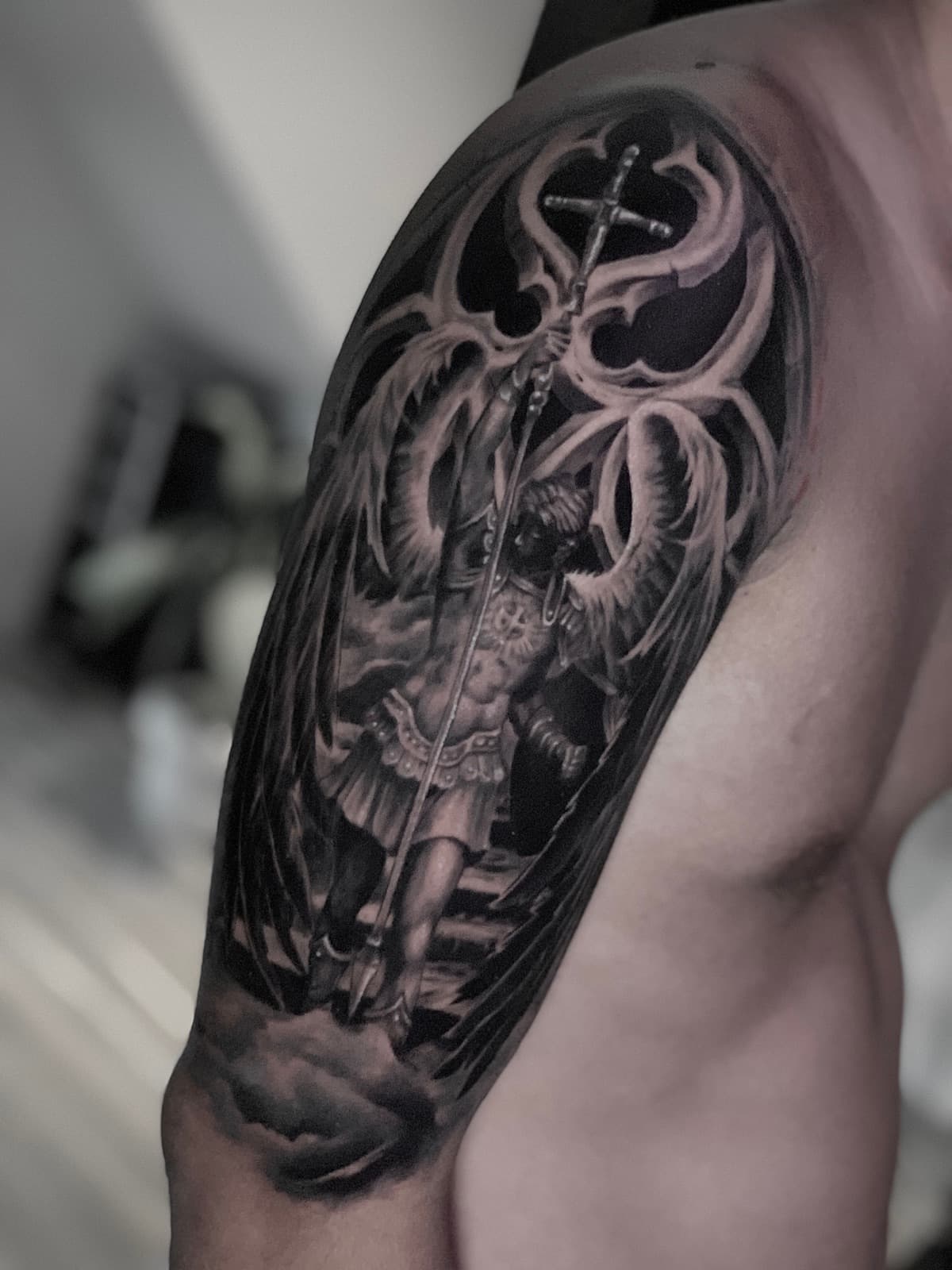 hyper-realism tattoo piece 15 by park nichole lladoc — gorillaz tattoo art studio philippines