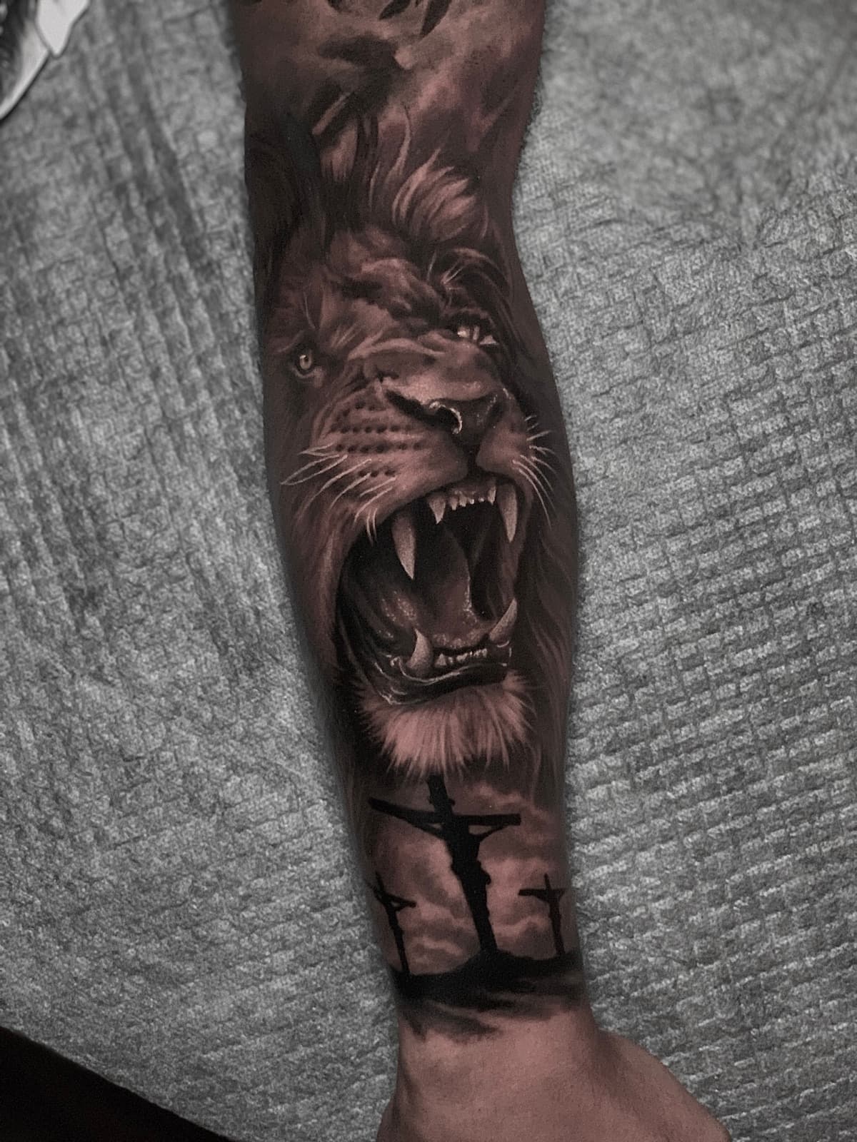 blackwork tattoo piece 12 by park nichole lladoc — gorillaz tattoo art studio philippines