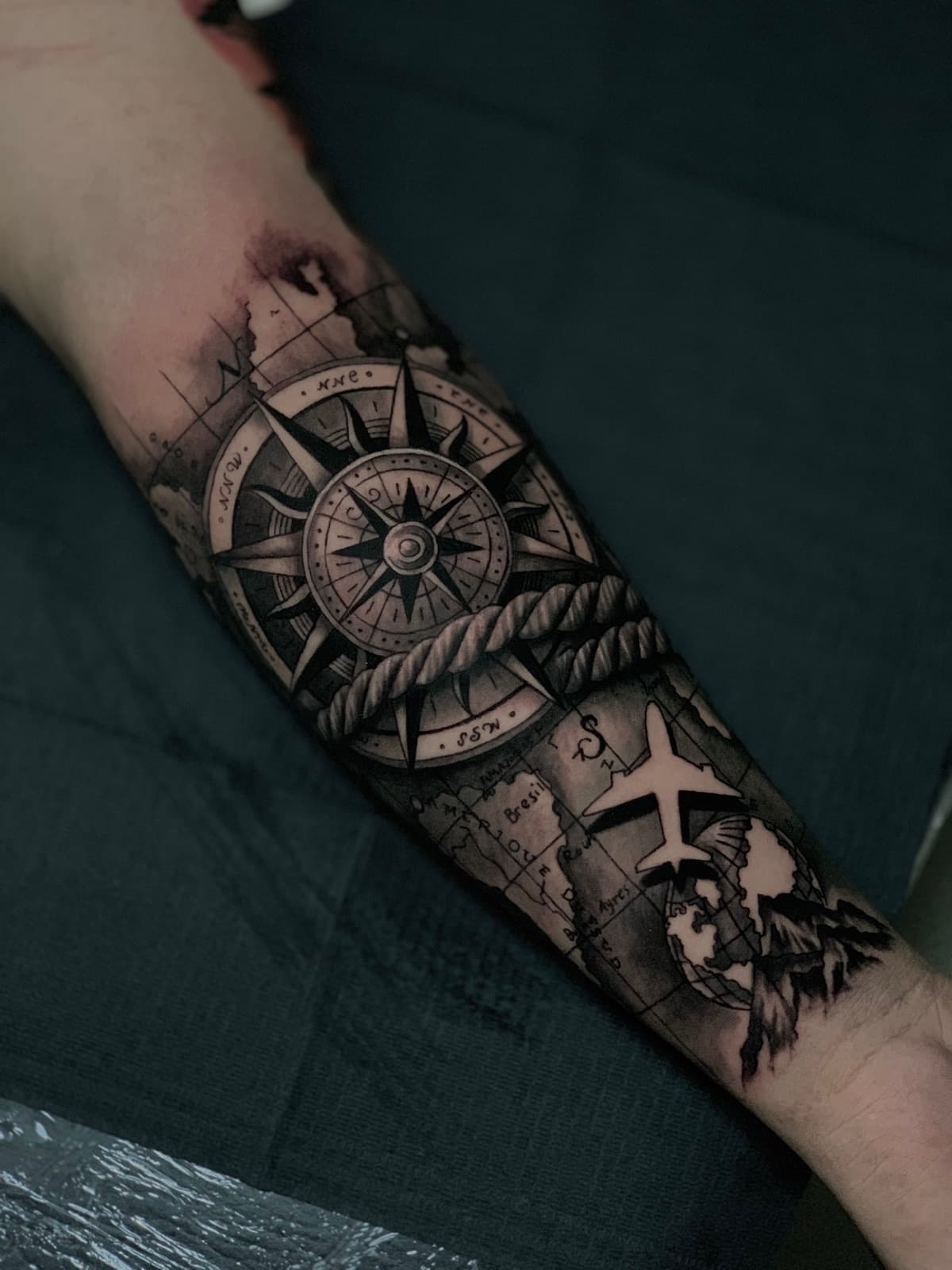 blackwork tattoo piece 21 by park nichole lladoc — gorillaz tattoo art studio philippines