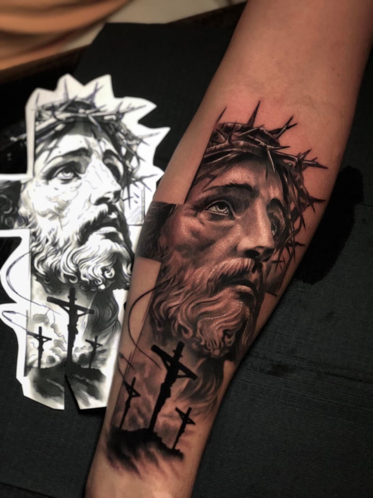 blackwork tattoo piece 26 by park nichole lladoc — gorillaz tattoo art studio philippines