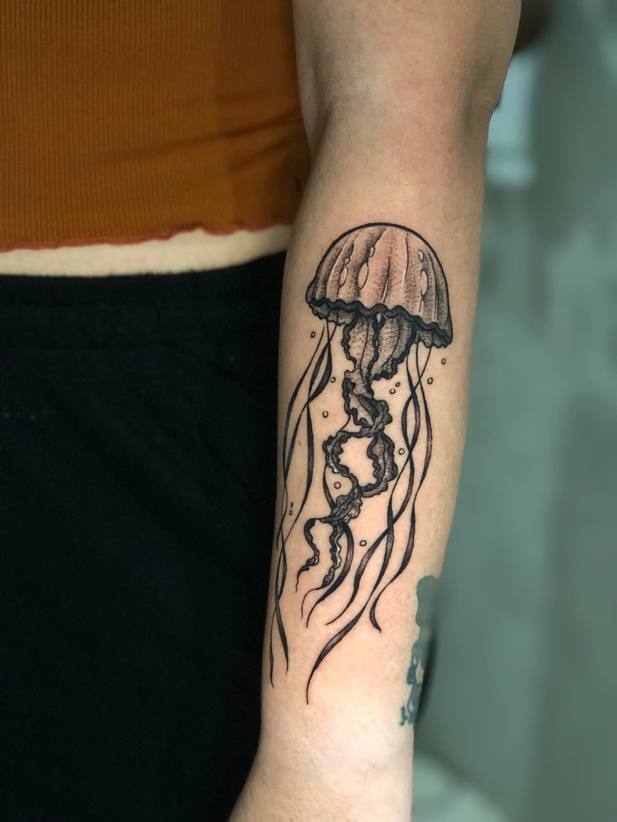 line art tattoo piece 2 by park nichole lladoc — gorillaz tattoo art studio philippines