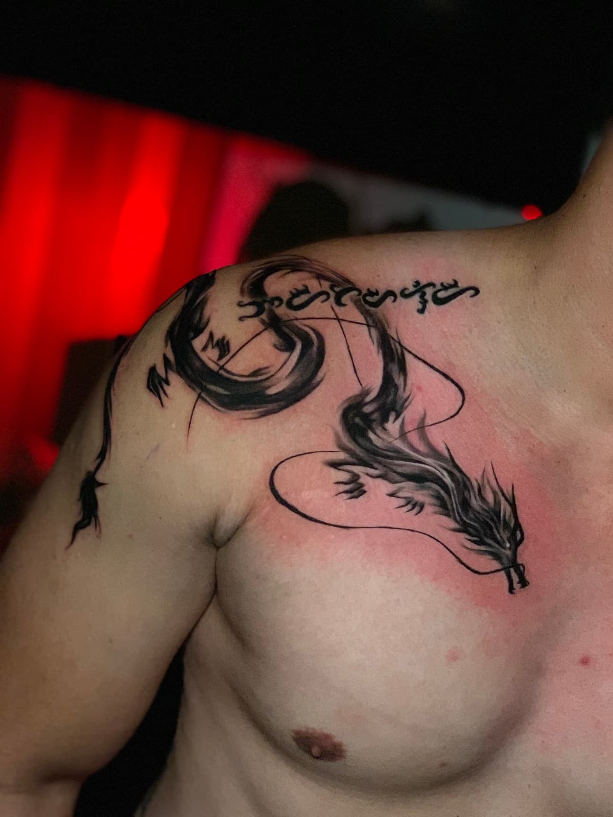 line art tattoo piece 10 by park nichole lladoc — gorillaz tattoo art studio philippines