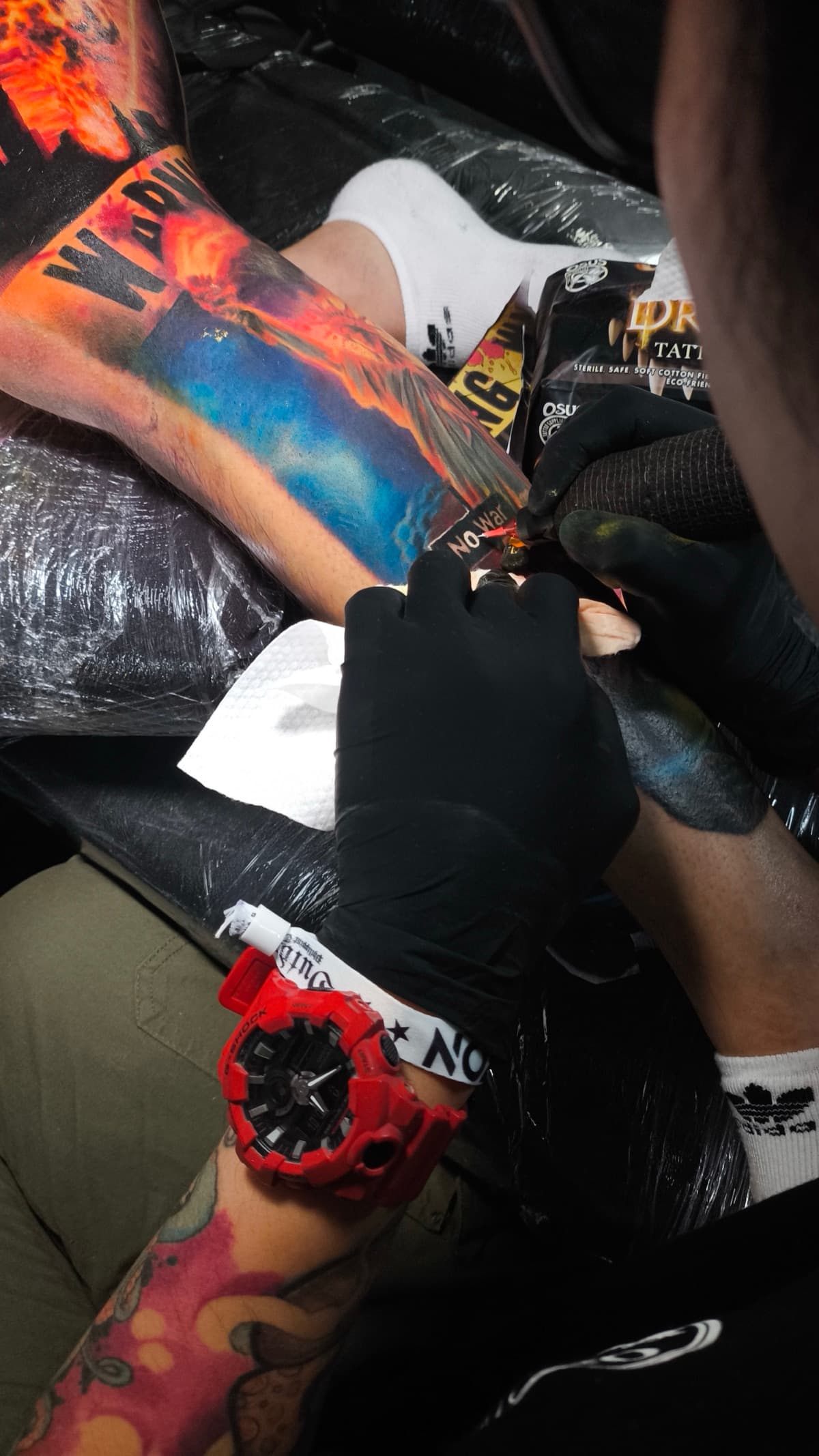 Gorillaz Tattoo Art studio — Philippines inside gorillaz tattoo art — custom tattoo session at our private studio in the philippines