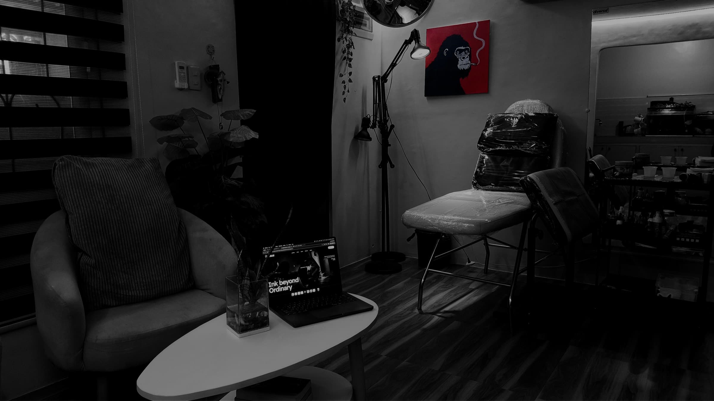 gorillaz tattoo art — studio lounge Gorillaz Tattoo Art studio lounge